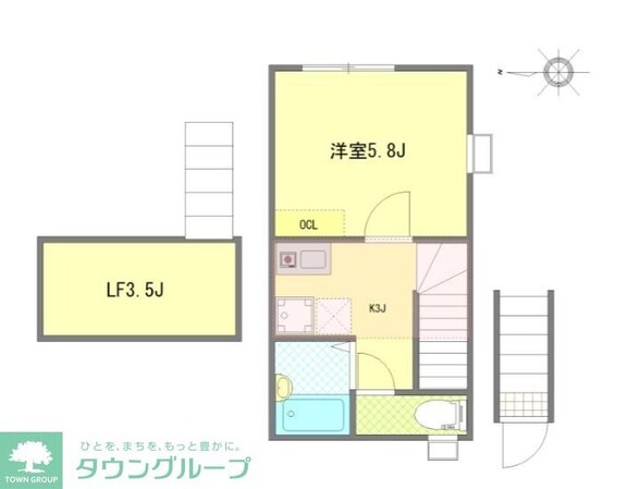 マウ東高円寺の物件間取画像